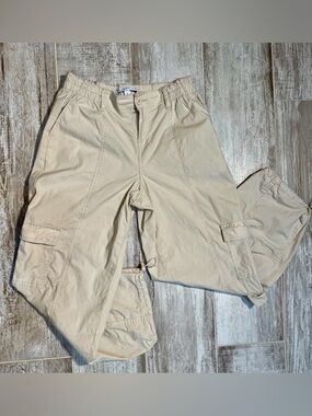 Celebrity Pink Beige Cargo/Parachute Pants